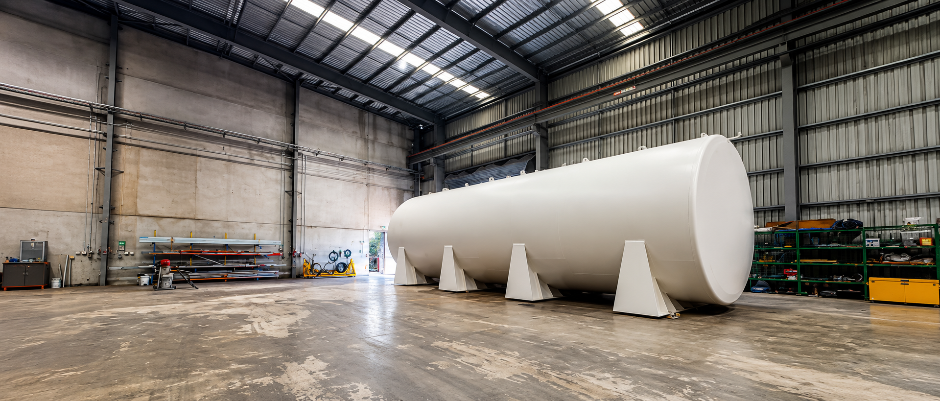 Acid tank fabrication